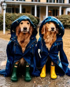 Outerwear^Kiel James Patrick The Old Salt Navy Raincoat- Men'S