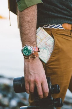 Leather Bracelets^Kiel James Patrick Wes Anchor Hitch